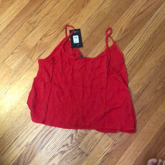 Red Cropped Top - Picture 2 of 4